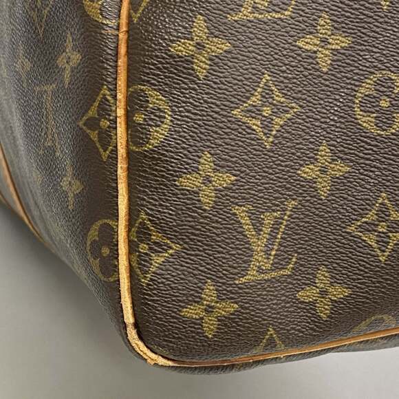 LOUIS VUITTON Authentic Brown Monogram Keepall 55 Boston Bag - Picture 7 of 13